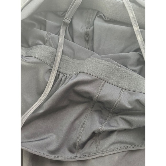 All in Motion Womens Flex Strappy Dress Black Racerback Built-In Liner L - Picture 8 of 11